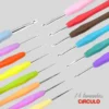 Agulhas Soft Emborrachada Círculo - Vana Crochet Agulha de Crochê Soft Emborrachada Círculo