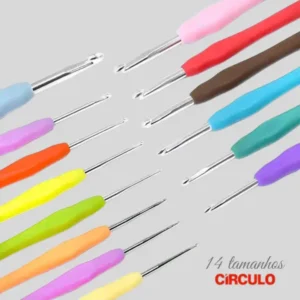 Agulha de Crochê Soft Emborrachada Círculo